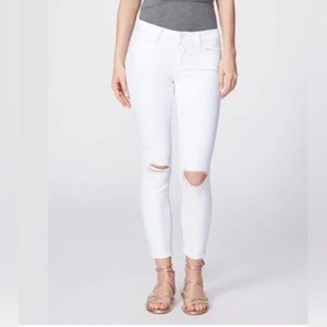 Paige Denim White Verdugo Ankle Jeans Size: 27 98% Cotton.